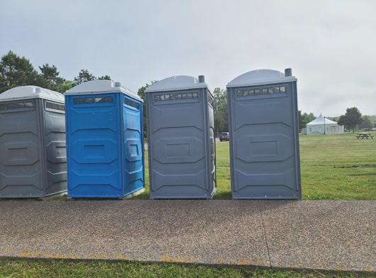 our team routinely cleans and maintains the event restrooms during the period of your event to ensure they're always in pristine condition